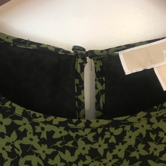 Michael by Michael Kors Green Floral Dress Size Small - Picture 4 of 9